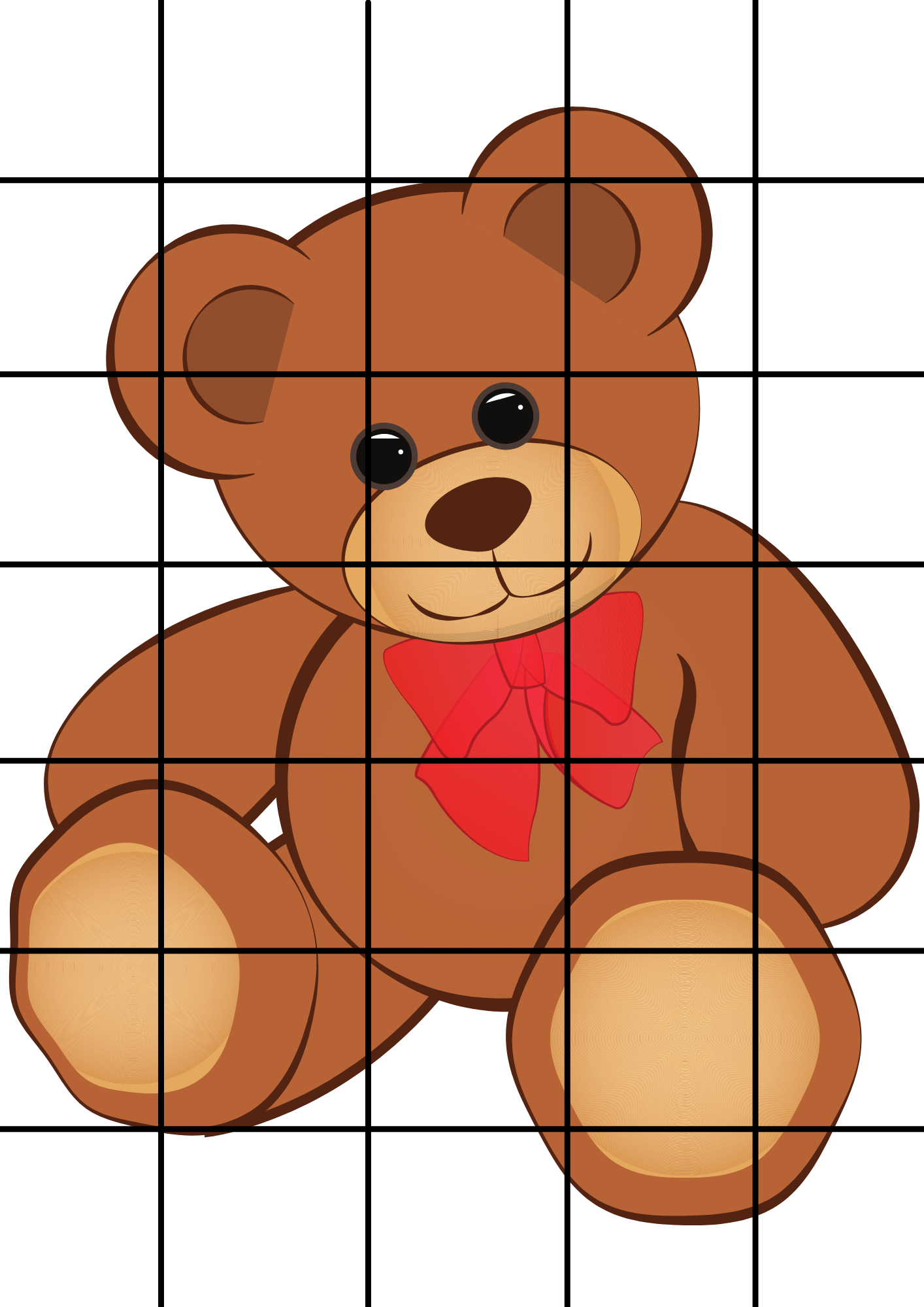 Puzzle na dzień pluszowego misia