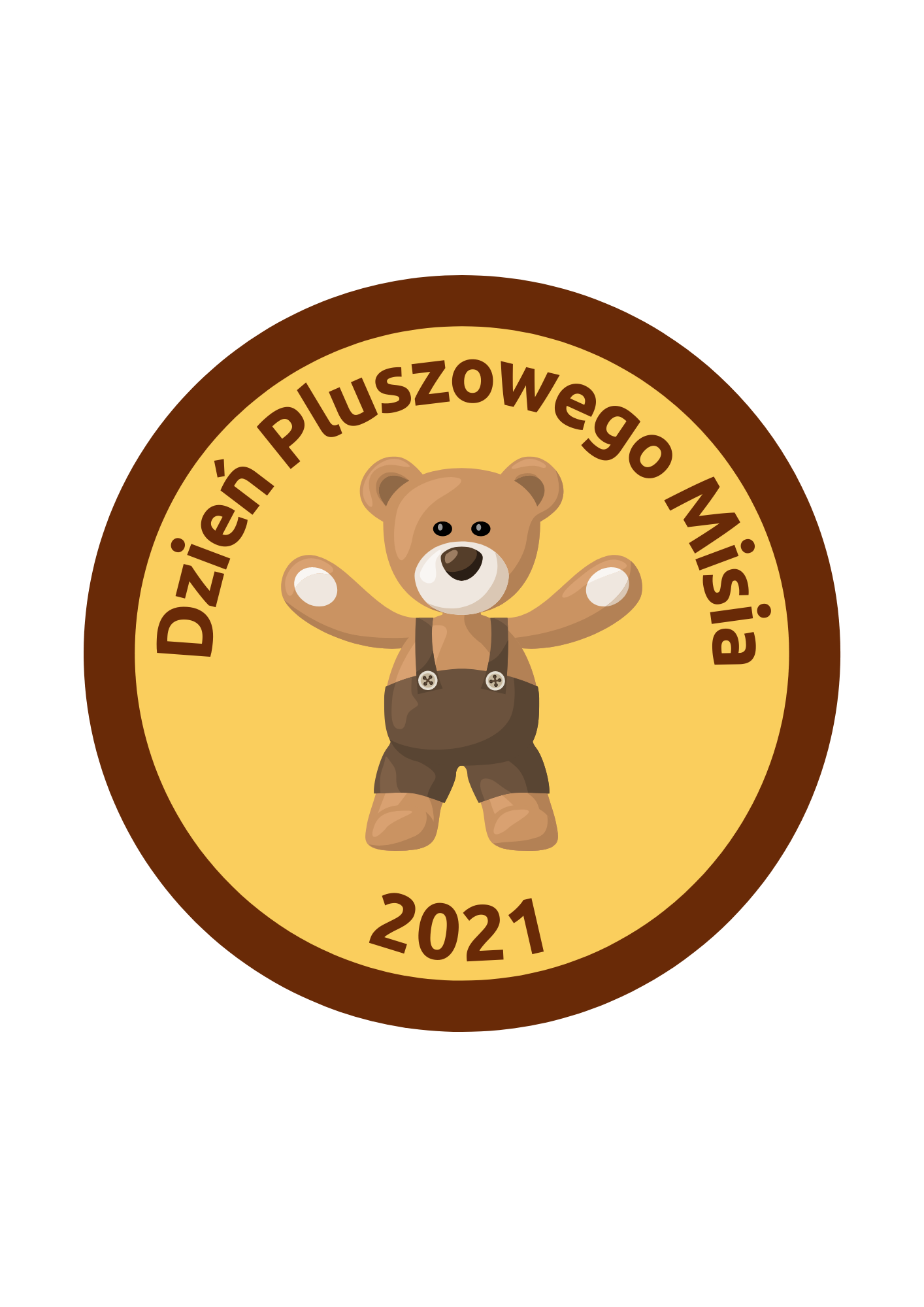 medal pluszowego misia