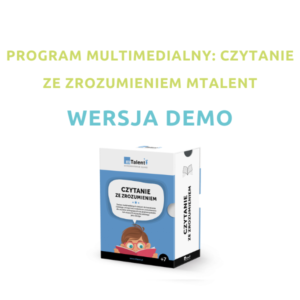 Wersa demonstracyjna programu multimedialnego czytanie ze zrozumieniem