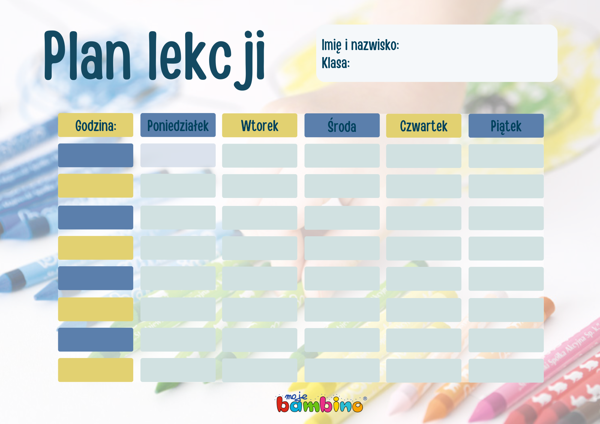 plan_lekcji_1 plan lekcji do druku