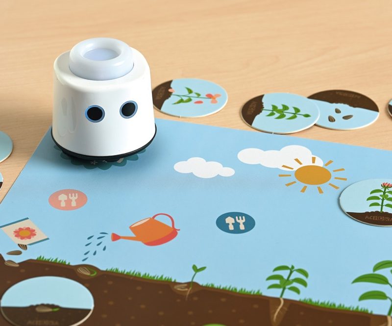 gra logi minibot zycie rosliny