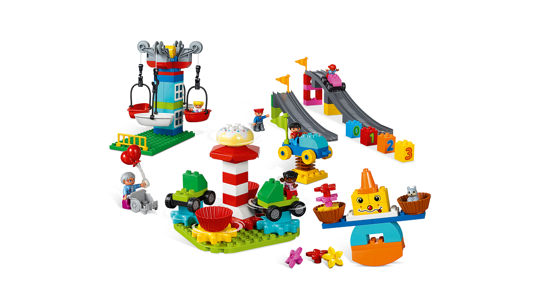lego duplo steam park wesołe miasteczko budowle z klocków