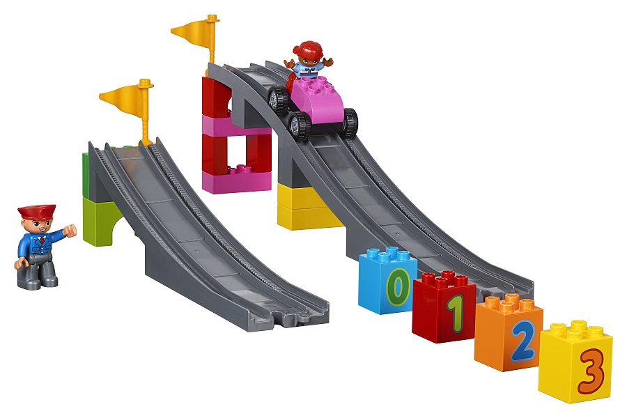 lego duplo steam park zjeżdżalnie