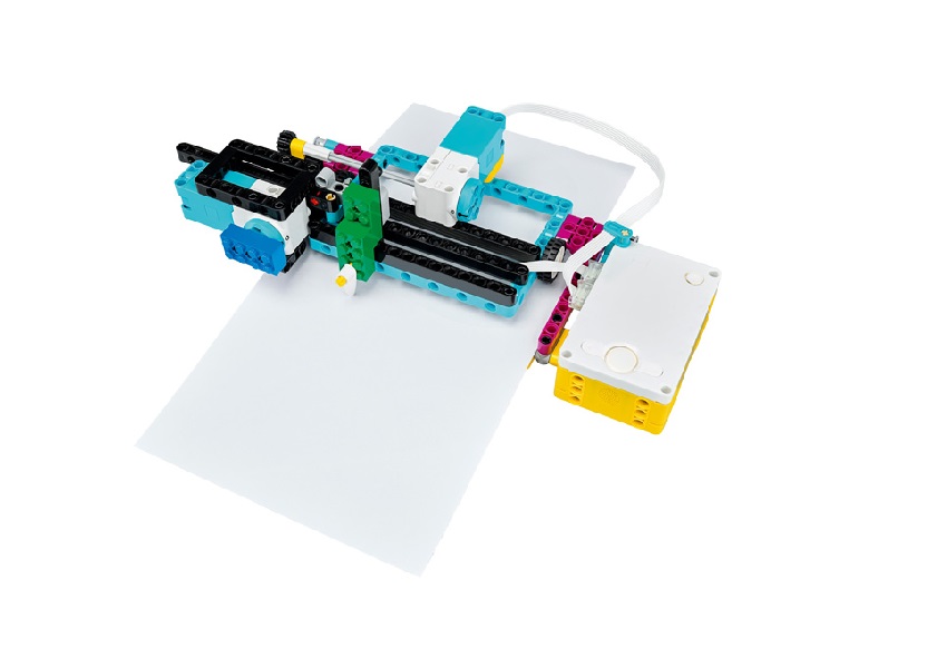 lego education spike prime dla szkół podstawowych model czytnik paczek