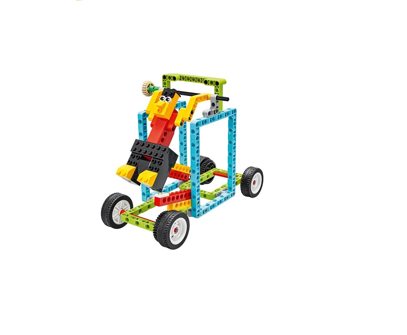 pojazd zbudowany z klocków z zestawu LEGO® Education BricQ Motion Prime