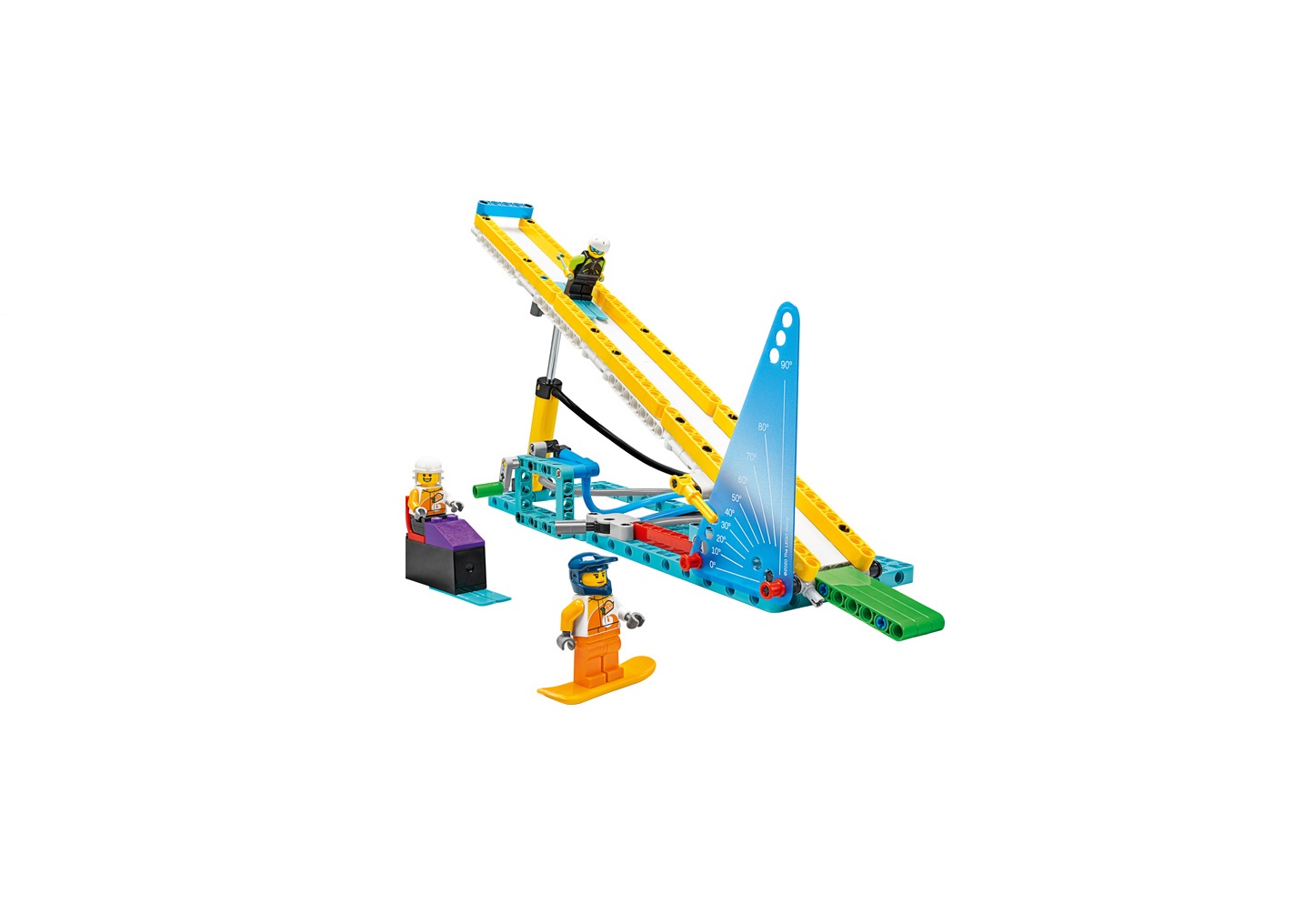konstrukcja zbudowana z zestawu LEGO® Education BricQ Motion Prime