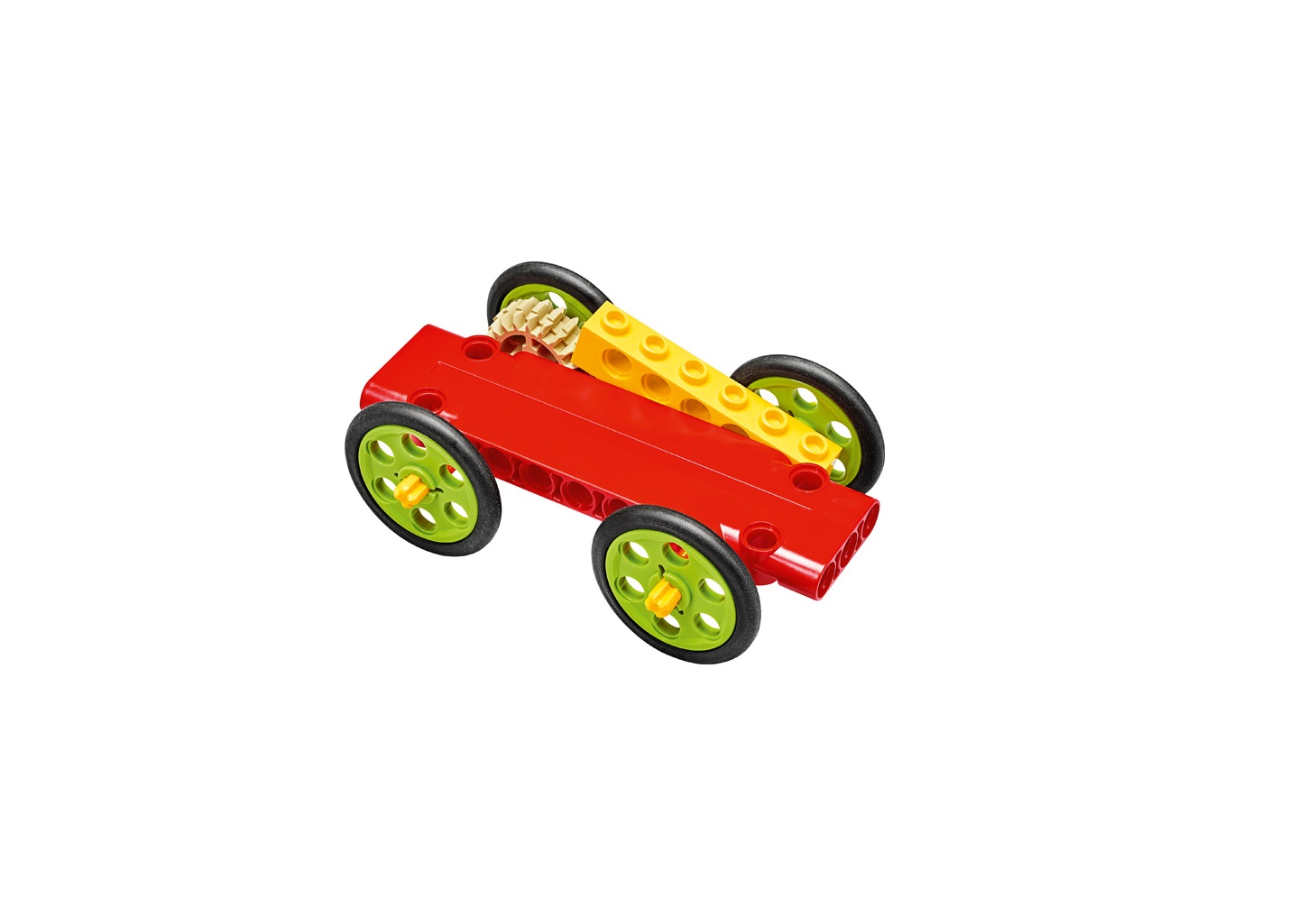 auto wybudowane z zestawu LEGO® Education BricQ Motion Prime