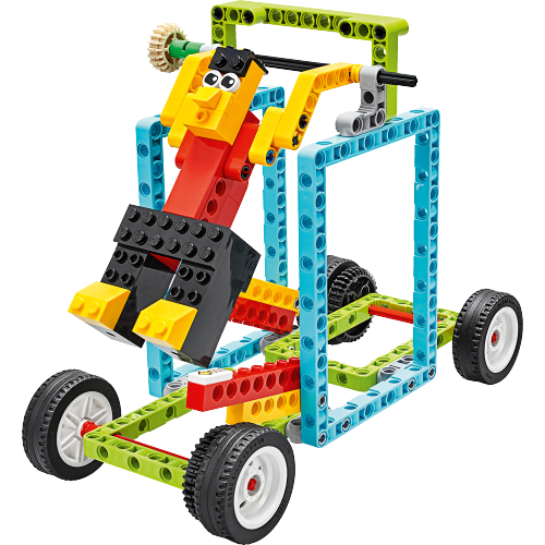 Model Akrobaty stworzony z klocków LEGO Education BricQ Motion Prime
