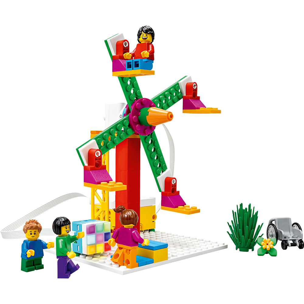 Model zbudowany z zestawu LEGO Education SPIKE Essential