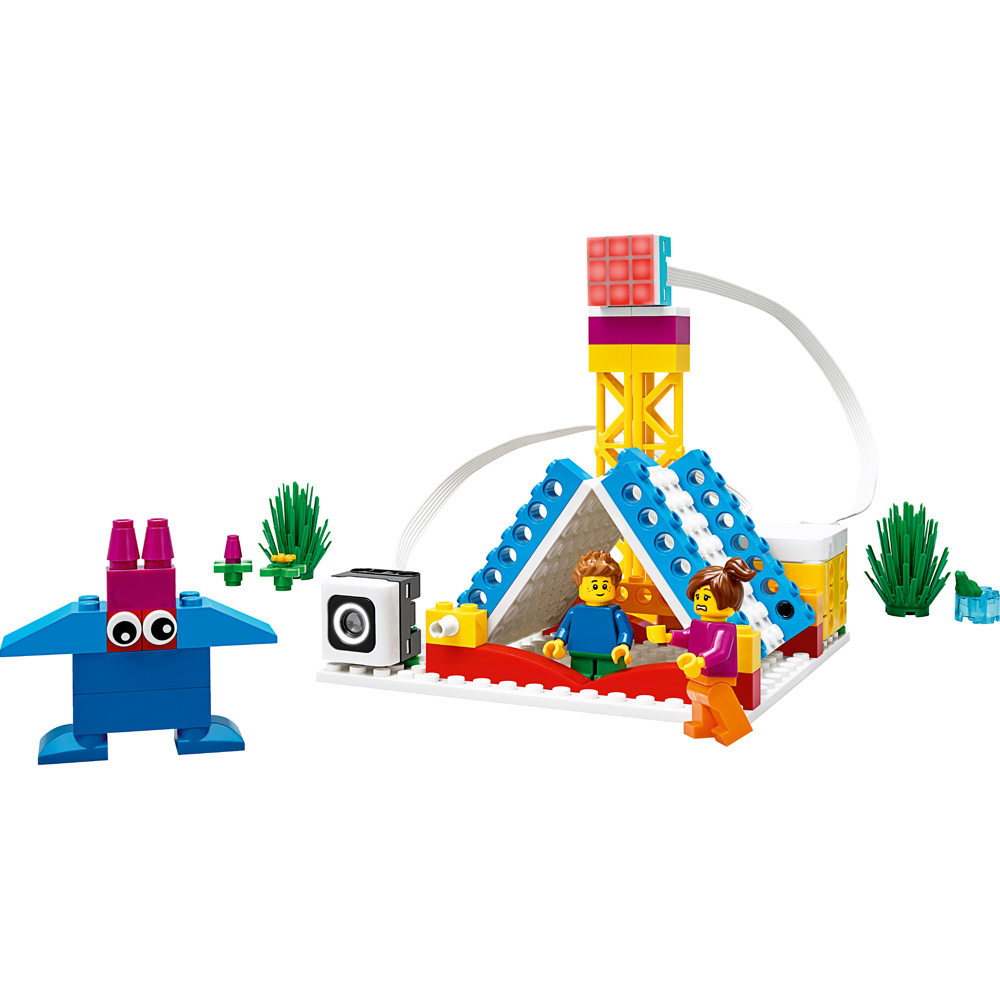 Model zbudowany z zestawu LEGO Education SPIKE Essential