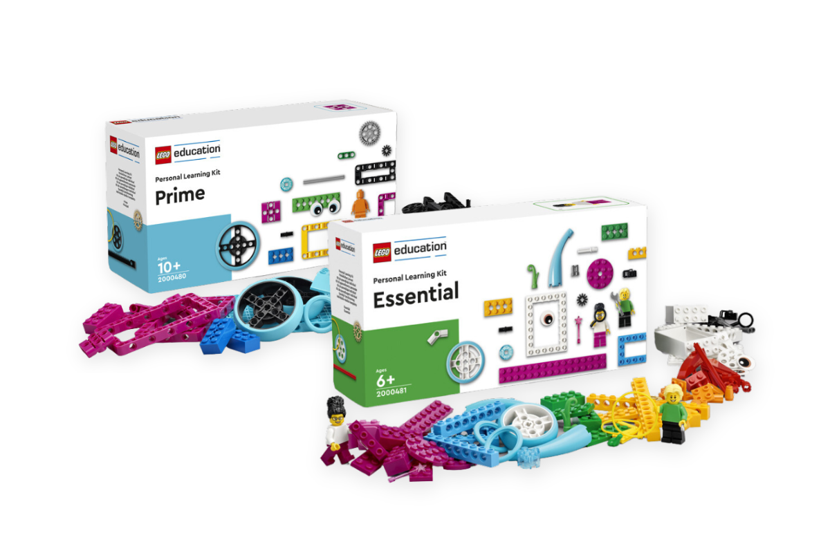 zestawy personal learning kit essential i spike z wyeksponowanymi elementami packshot