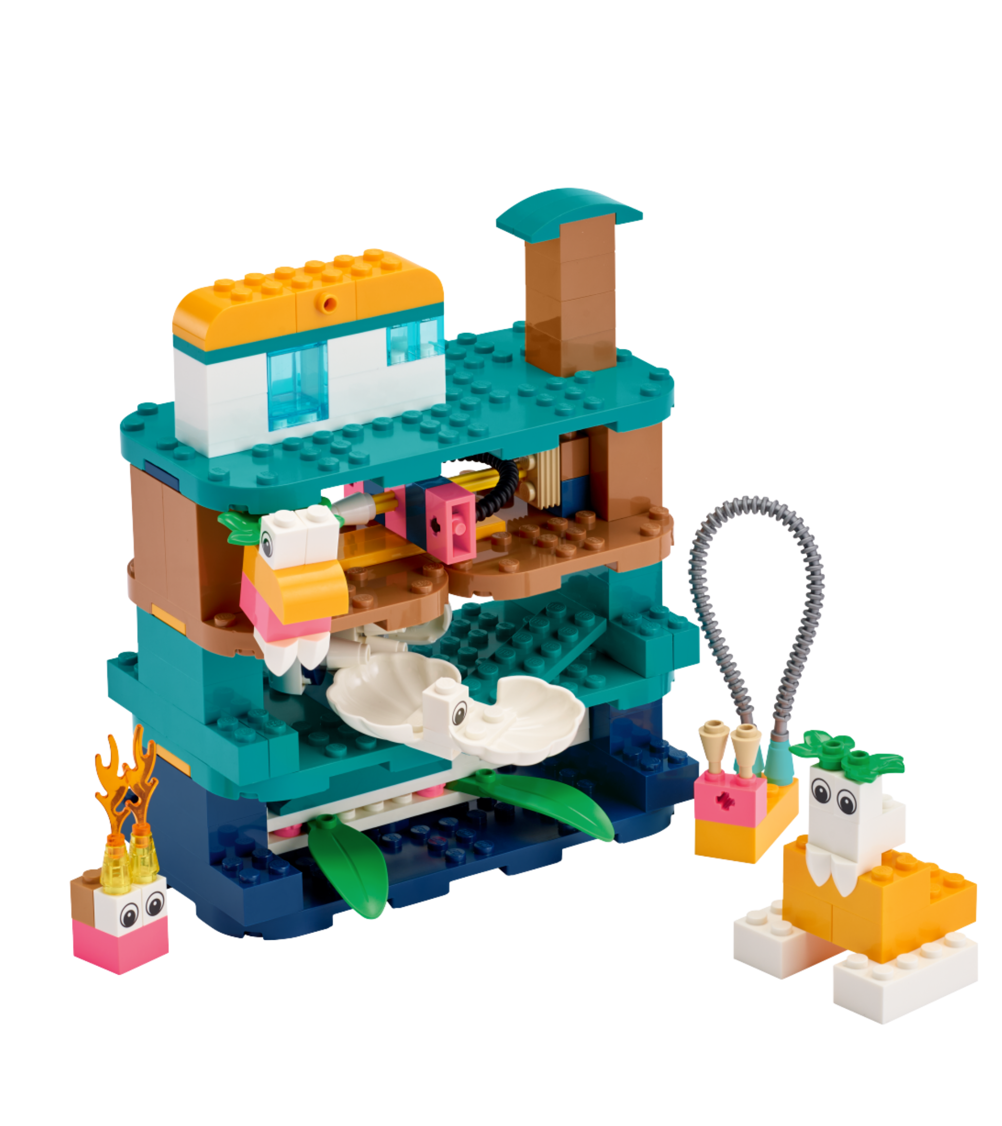 model lekcyjny zbudowany z klocków lego education nauki przyrodnicze i ścisłe od 8 roku życia
