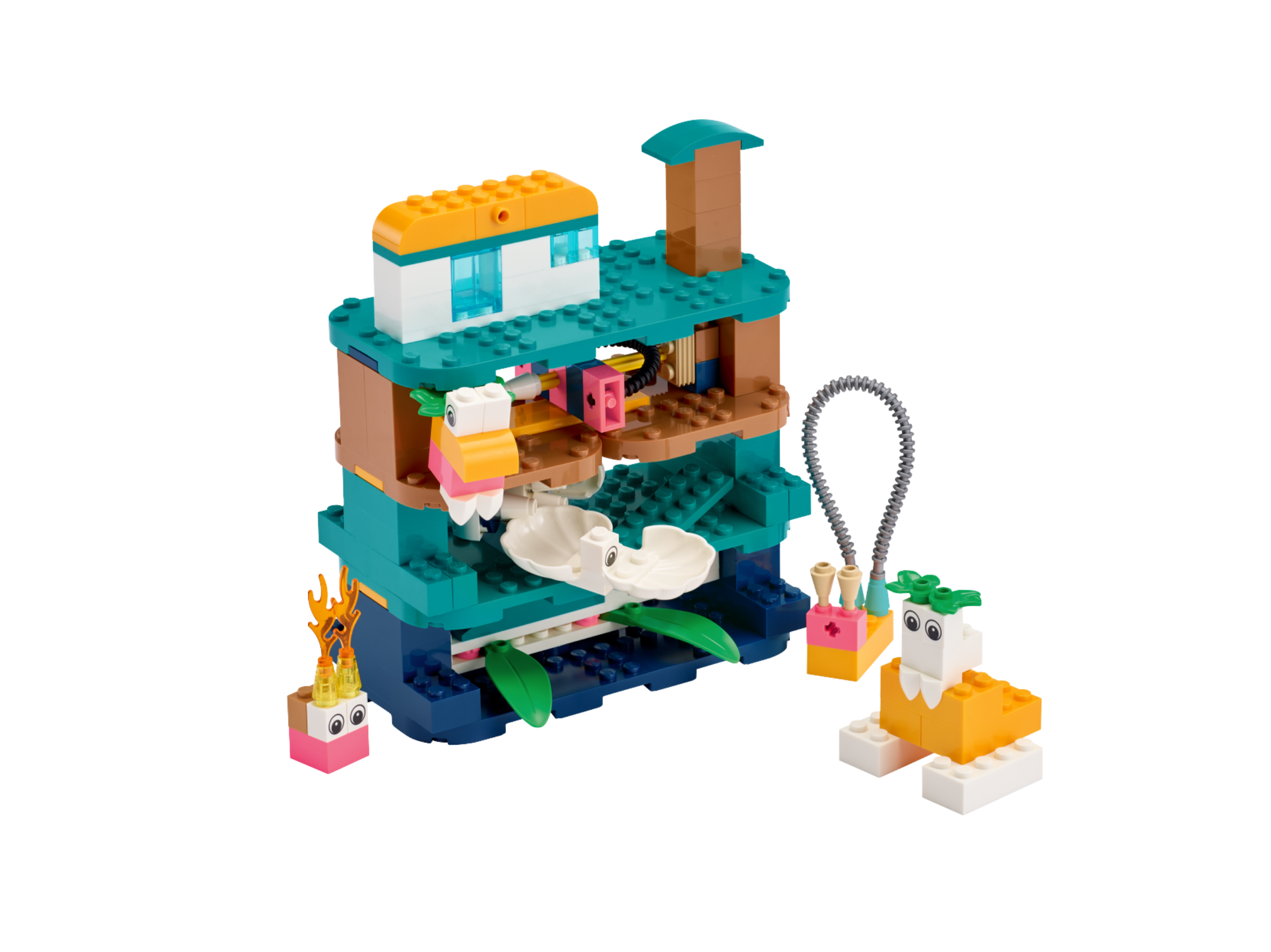 model zbudowany z klocków zestawu lego education nauki przyrodnicze i scisle od 8 roku zycia